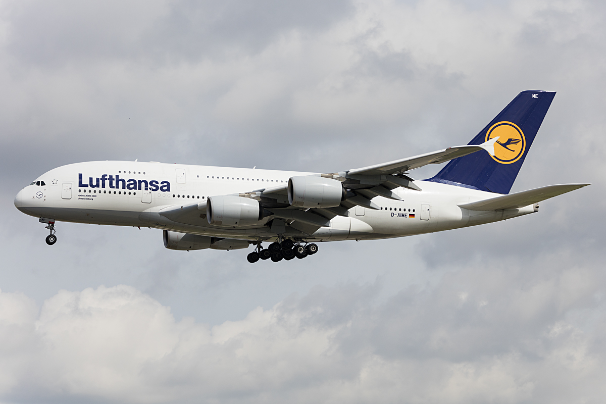 Lufthansa, D-AIME, Airbus, A380-841, 21.05.2016, FRA, Frankfurt, Germany 




