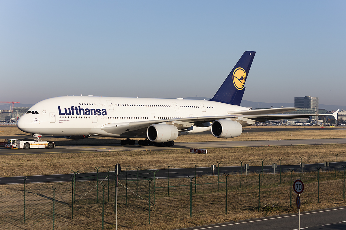 Lufthansa, D-AIMI, Airbus, A380-841, 14.10.2018, FRA, Frankfurt, Germany 



