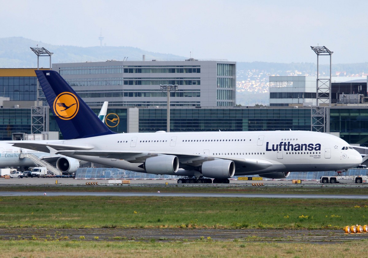 Lufthansa, D-AIMK  Dsseldorf , Airbus, A 380-800, 18.04.2014, FRA-EDDF, Frankfurt, Germany