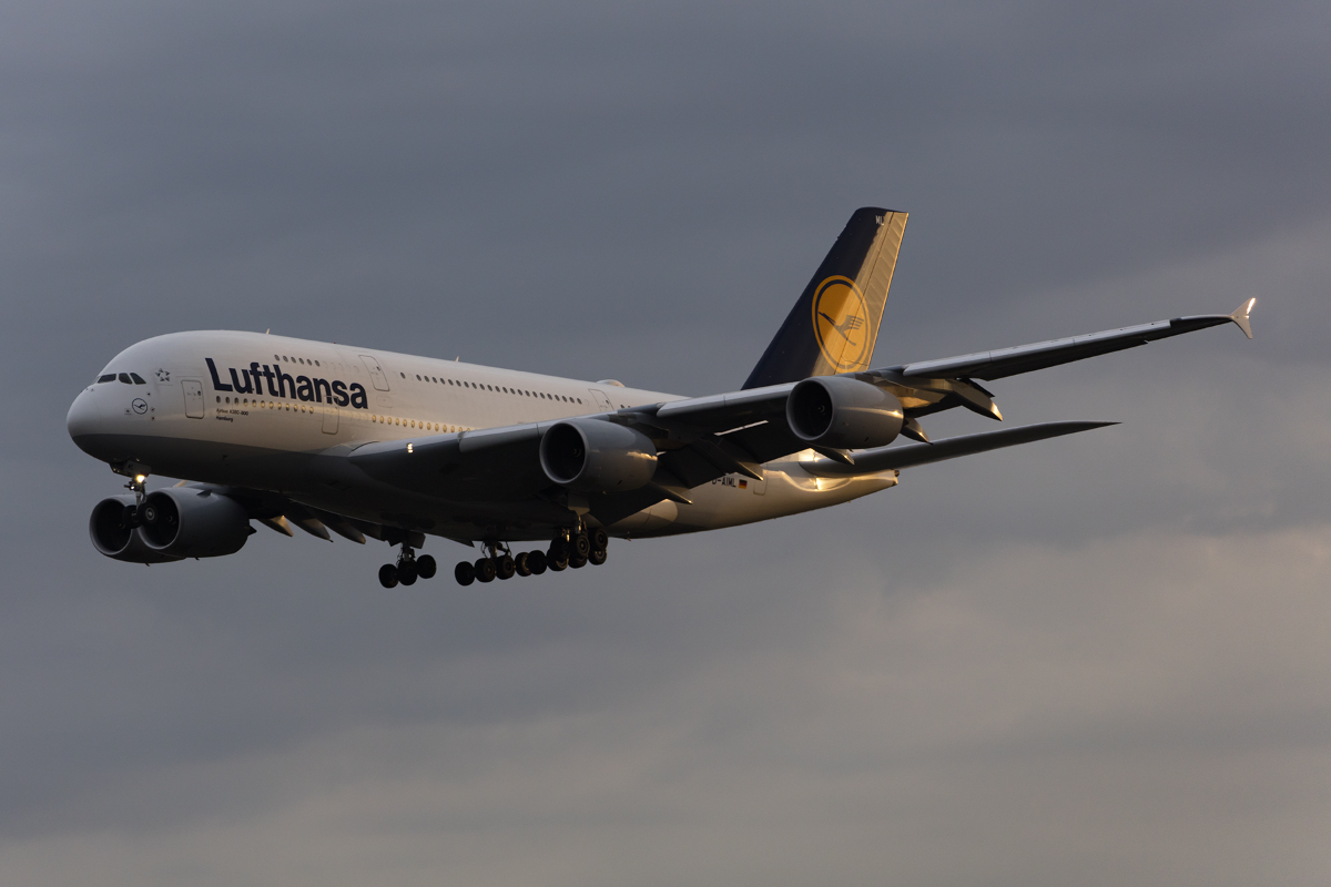 Lufthansa, D-AIML, Airbus, A380-841, 01.04.2017, FRA, Frankfurt, Germany 




