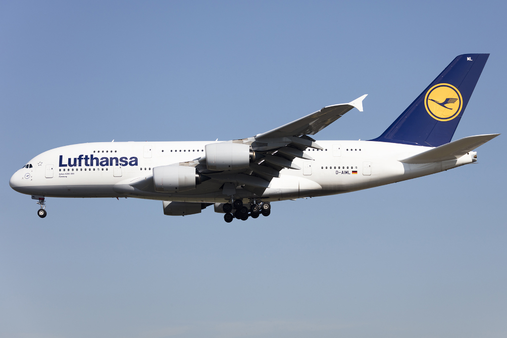 Lufthansa, D-AIML, Airbus, A380-841, 30.08.2015, FRA, Frankfurt, Germany 



