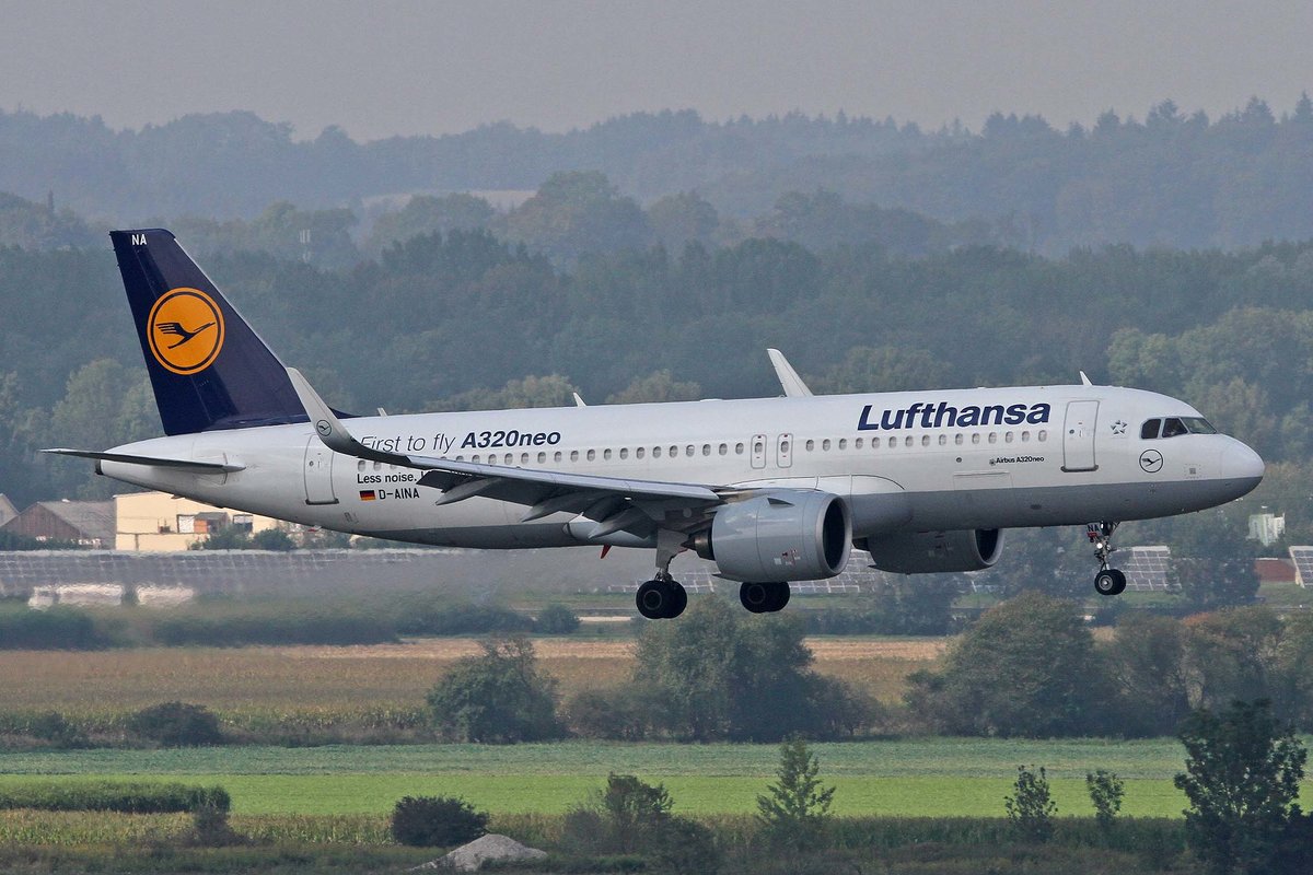 Lufthansa, D-AINA, Airbus, A 320-271N sl, ~ First to fly A320neo-St, MUC-EDDM, München, 05.09.2018, Germany