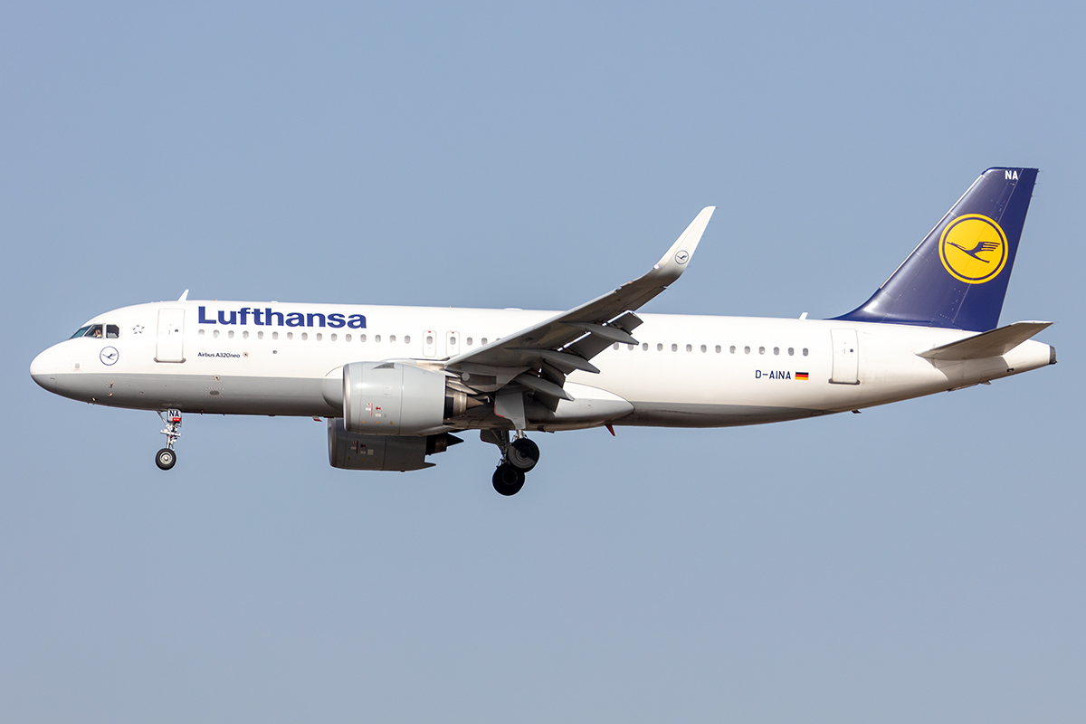 Lufthansa, D-AINA, Airbus, A320-271N, 24.02.2021, FRA, Frankfurt, Germany