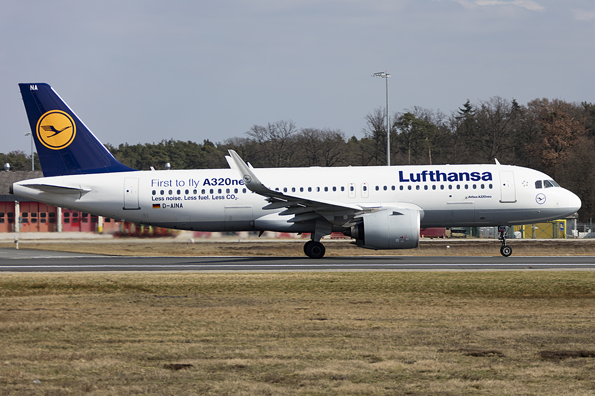 Lufthansa, D-AINA, Airbus, A320-271N, 24.03.2018, FRA, Frankfurt, Germany 




