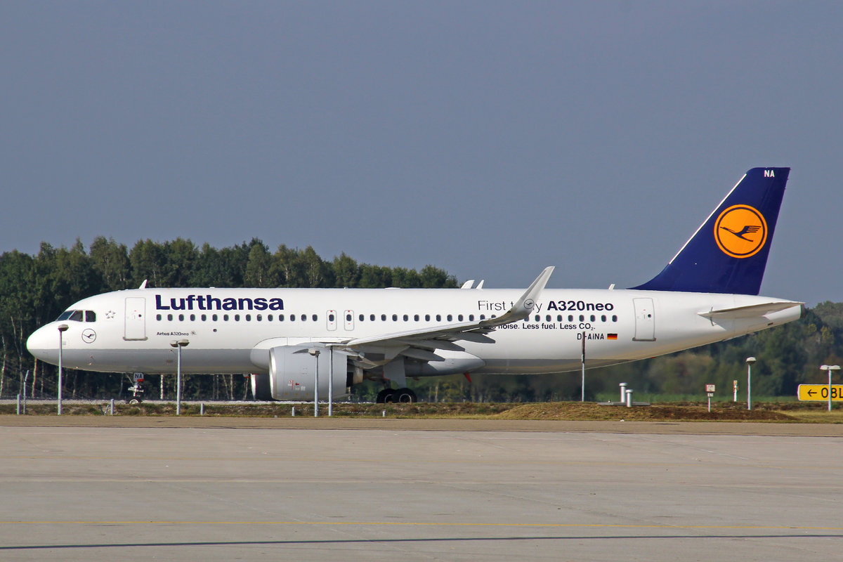 Lufthansa, D-AINA, Airbus A320-271N, msn: 6801, 24.September 2016, MUC München, Germany.