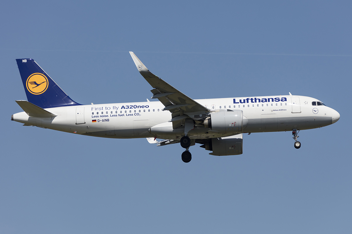Lufthansa, D-AINB, Airbus, A320-271N, 18.04.2018, FRA, Frankfurt, Germany 


