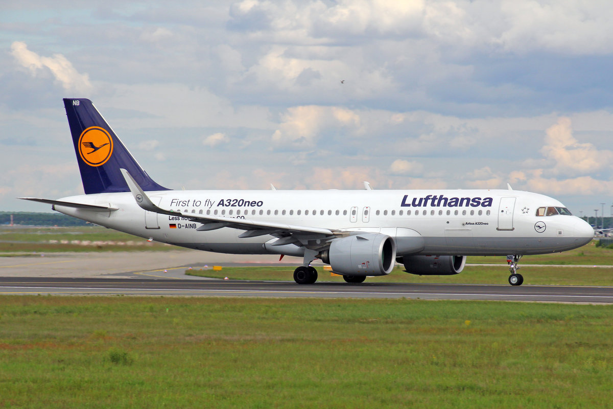 Lufthansa, D-AINB Airbus A320-271N, msn: 6864, 20.Mai 2017, FRA Frankfurt, Germany.