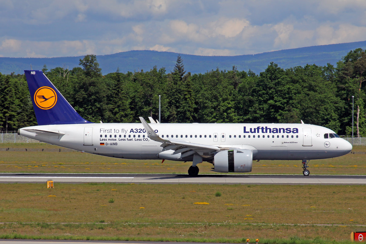 Lufthansa, D-AINB, Airbus A320-271N, msn: 6864, 21.Mai 2017, FRA Frankfurt, Germany.