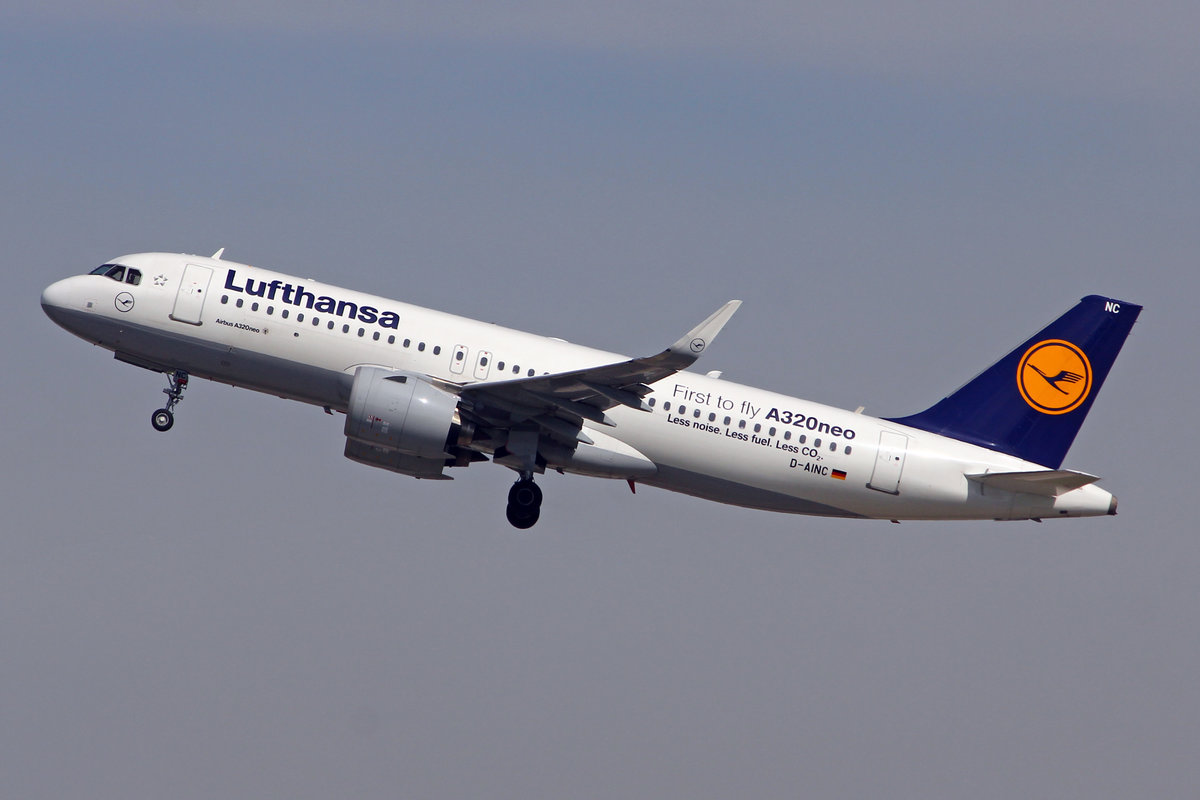 Lufthansa, D-AINC, Airbus A320-271N, msn: 6920, 10.September 2018, ZRH Zürich, Switzerland.
