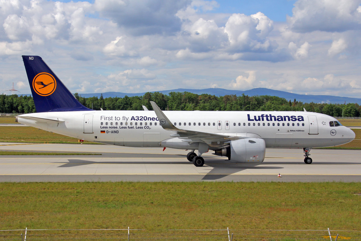 Lufthansa, D-AIND, Airbus A320-271N, msn: 7078, 20.Mai 2017, FRA Frankfurt, Germany.