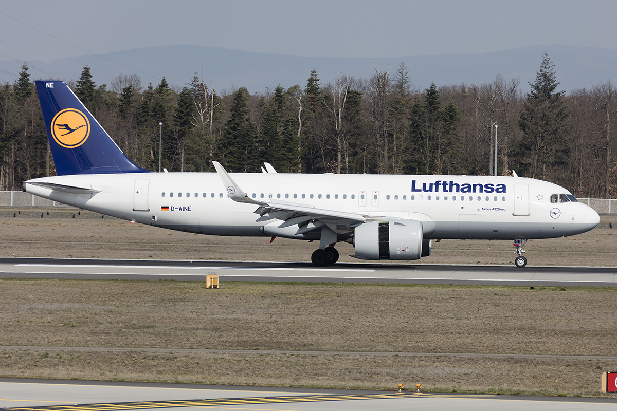 Lufthansa, D-AINE, Airbus, A320-271N, 31.03.2019, FRA, Frankfurt, Germany 





