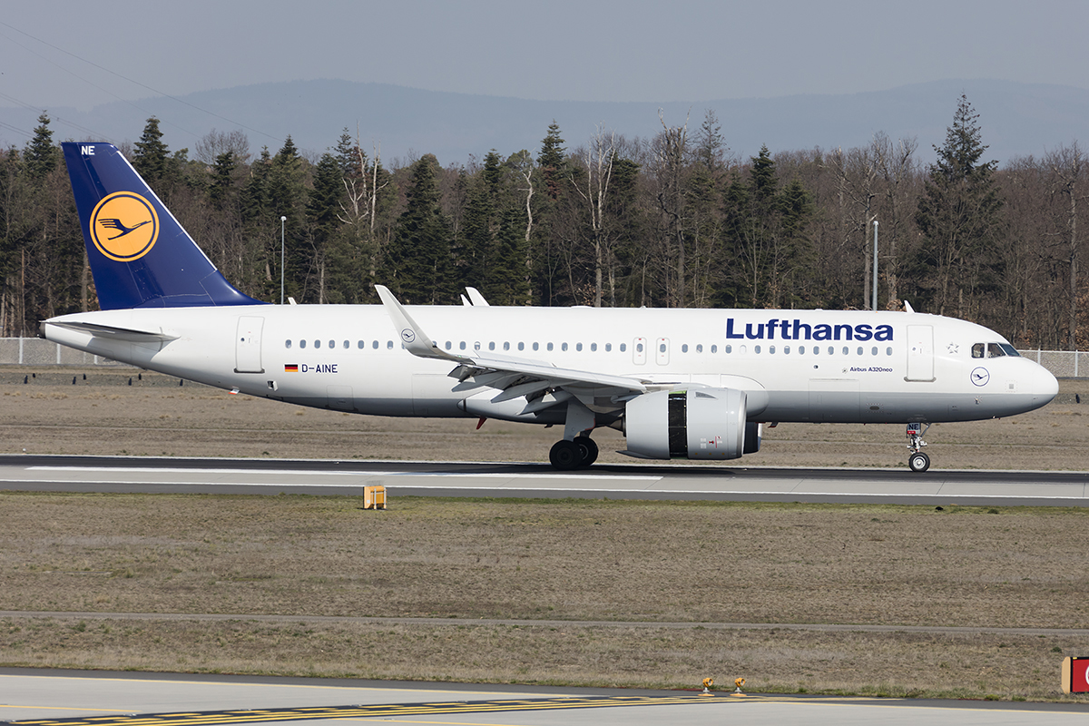 Lufthansa, D-AINE, Airbus, A320-271N, 31.03.2019, FRA, Frankfurt, Germany 





