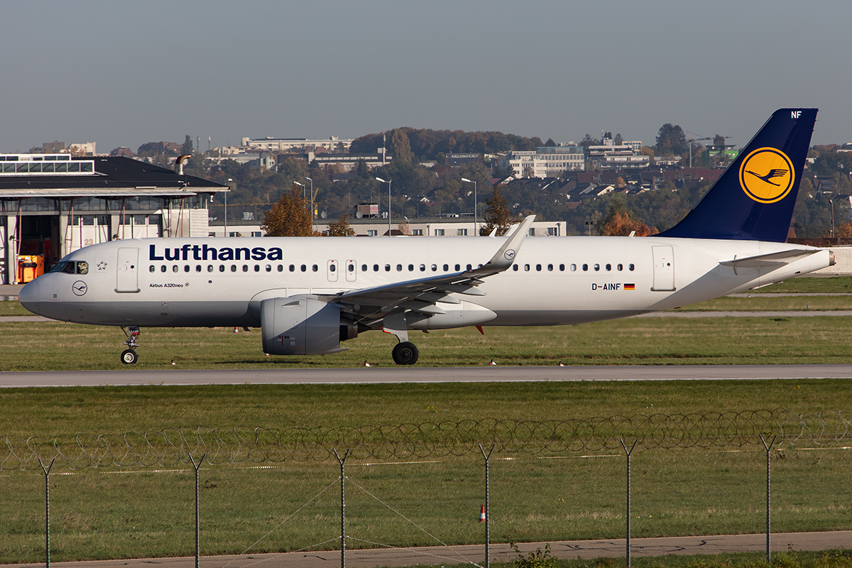 Lufthansa, D-AINF, Airbus, A320-271N, 15.10.2019, STR, Stuttgart, Germany


