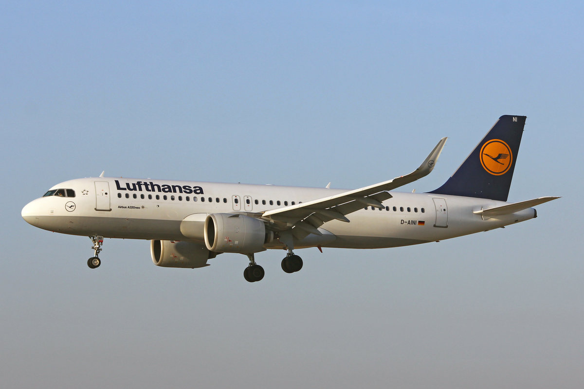 Lufthansa, D-AINI, Airbus A320-271N, msn: 7710, 21.Februar 2019, ZRH Zürich, Switzerland.