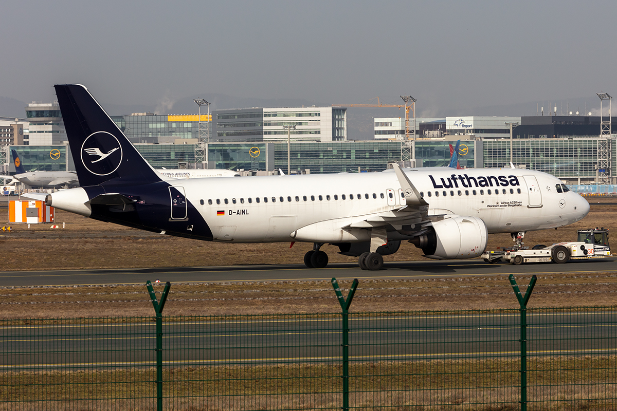 Lufthansa, D-AINL, Airbus, A320-271N, 24.02.2021, FRA, Frankfurt, Germany