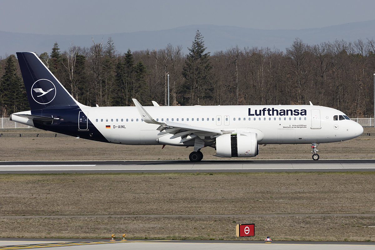 Lufthansa, D-AINL, Airbus, A320-271N, 31.03.2019, FRA, Frankfurt, Germany 





