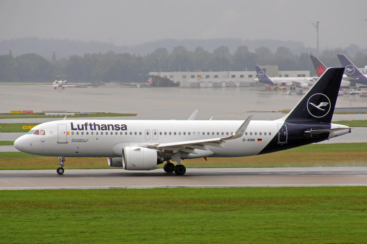 Lufthansa, D-AINN, Airbus A320-271N, msn: 8491,  Lahr/Schwarzwald , 11.September 2022, MUC München, Germany.