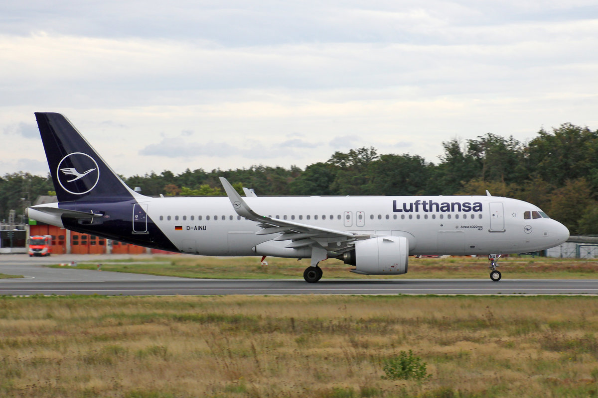 Lufthansa, D-AINU, Airbus A320-271N, msn: 8728,  Hof , 29.September 2019, FRA Frankfurt, Germany.