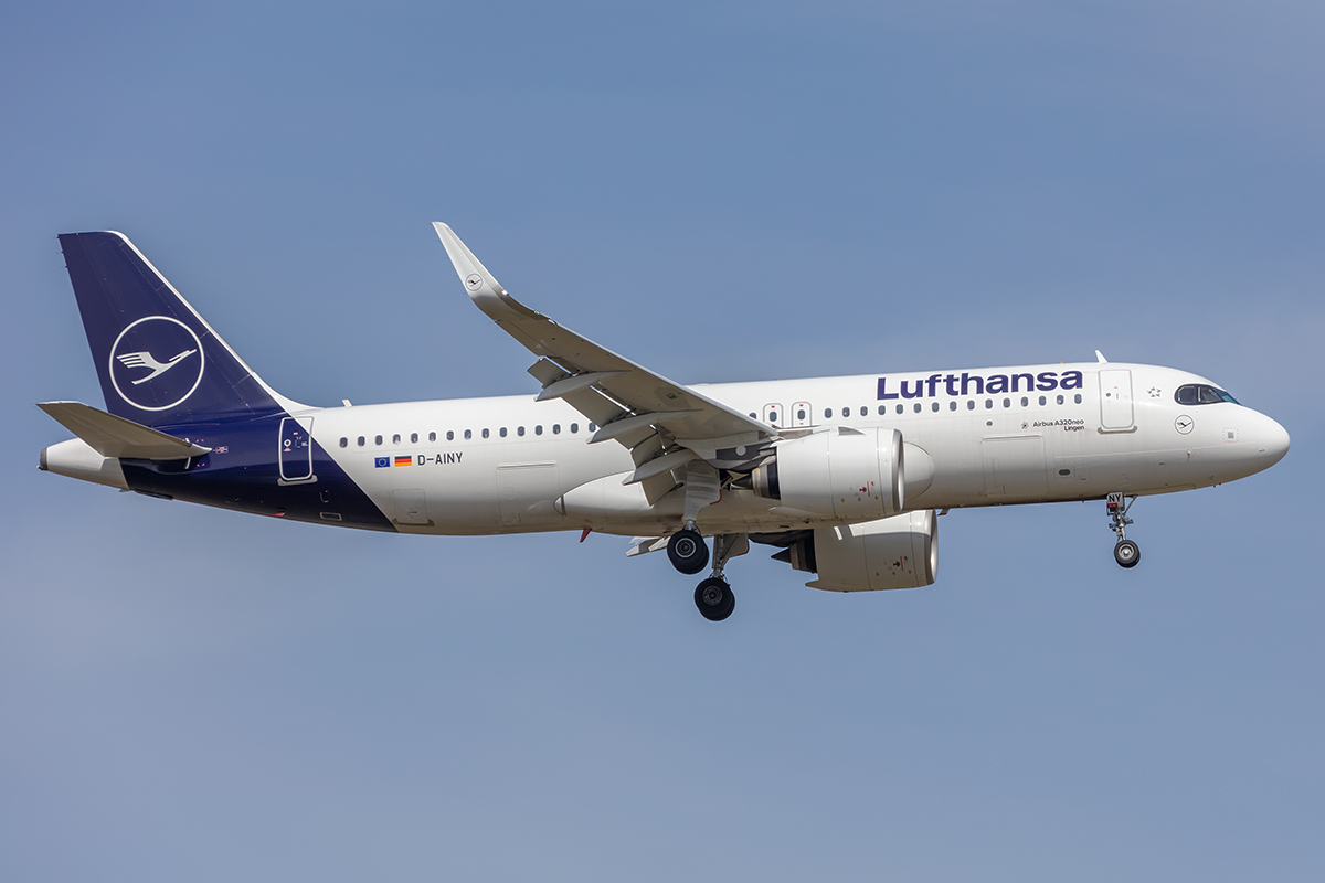 Lufthansa, D-AINY, Airbus, A320-271N, 22.04.2021, FRA, Frankfurt, Germany