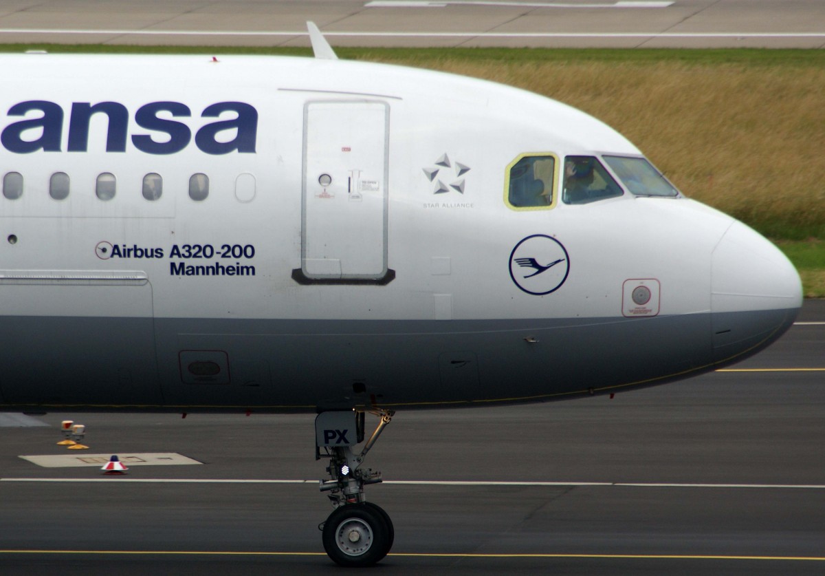 Lufthansa, D-AIPX  Mannheim , Airbus, A 320-200 (Bug/Nose), 01.07.2013, DUS-EDDL, Dsseldorf, Germany 
