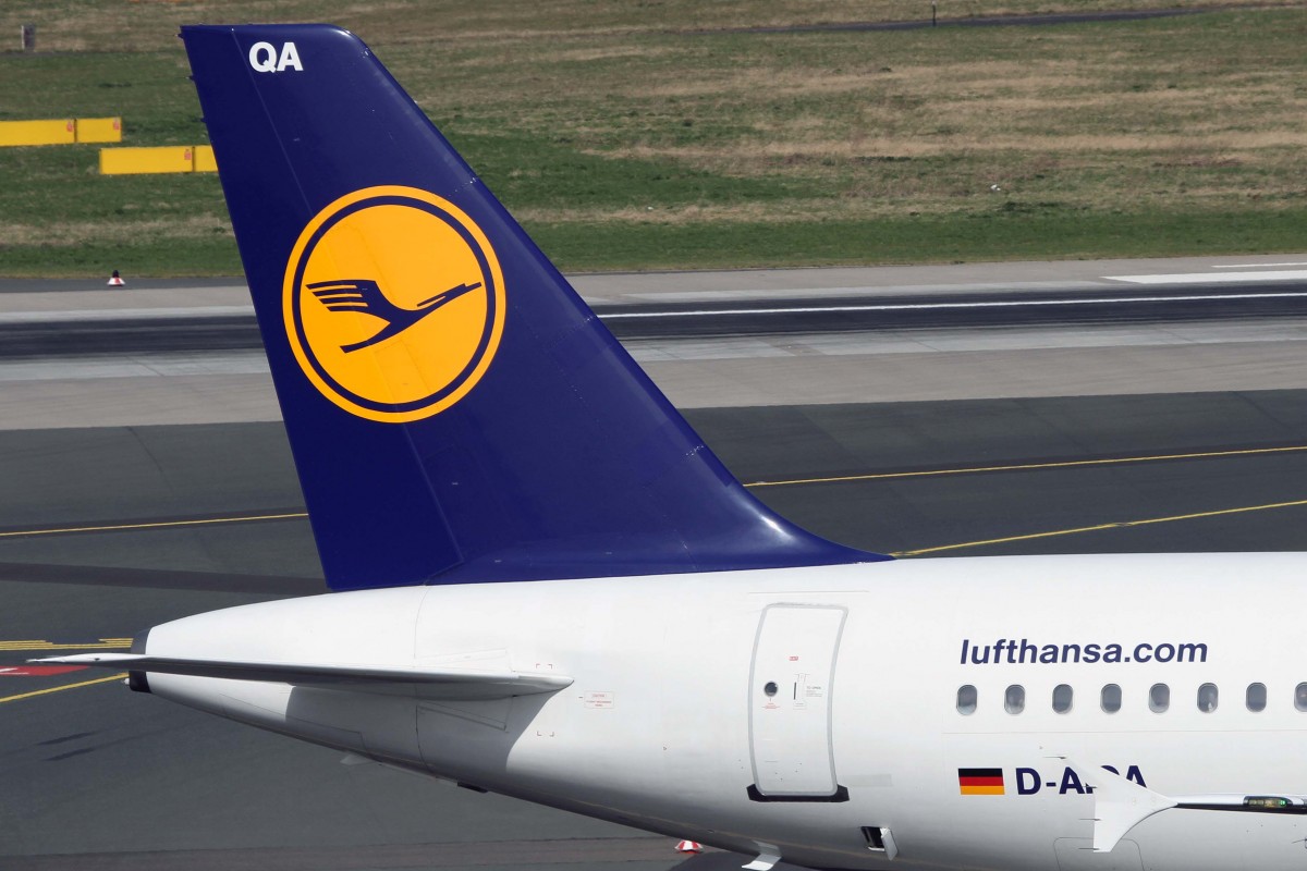 Lufthansa, D-AIQA  ohne , Airbus, A 320-211 (Seitenleitwerk/Tail), 03.04.2015, DUS-EDDL, Düsseldorf, Germany