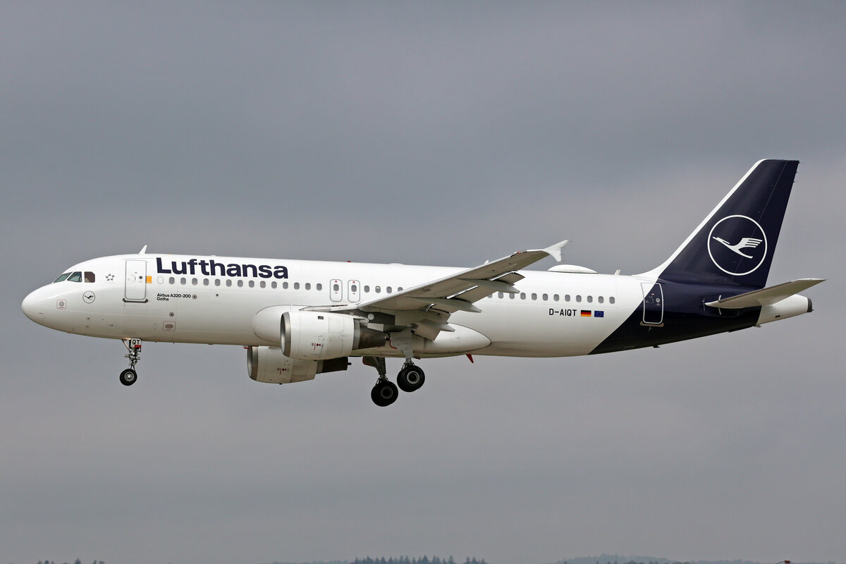 Lufthansa, D-AIQT, Airbus A320-211, msn: 1337,  Gotha , 03.Mai 2023, ZRH Zürich, Switzerland.