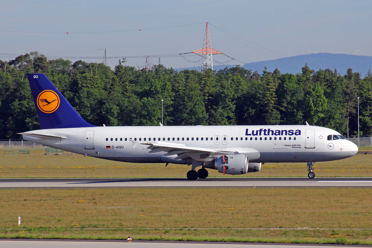Lufthansa, D-AIQU, Airbus A320-211,  Backnang , 21.Mai 2017, FRA Frankfurt am Main, Germany.