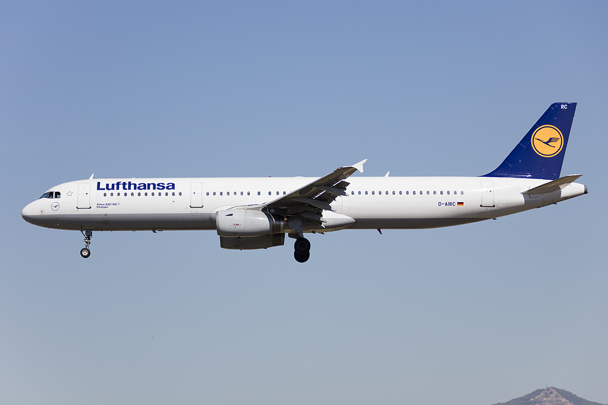 Lufthansa, D-AIRC, Airbus, A321-131, 13.09.2017, BCN, Barcelona, Spain 





