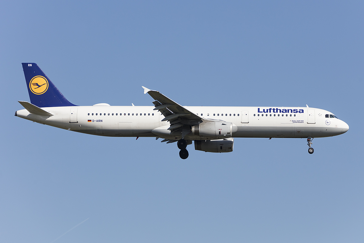 Lufthansa, D-AIRN, Airbus, A321-131, 18.04.2018, FRA, Frankfurt, Germany 


