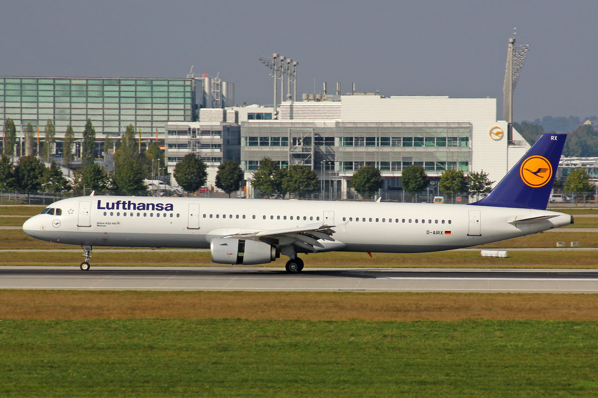 Lufthansa, D-AIRX, Airbus A321-131,  Weimar , 25.September 2016, MUC München, Germany.
