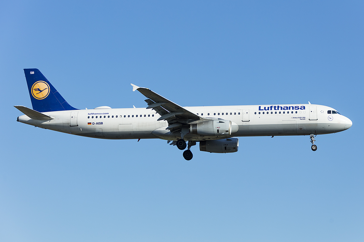 Lufthansa, D-AISB, Airbus, A321-131, 19.04.2019, FRA, Frankfurt, Germany 

