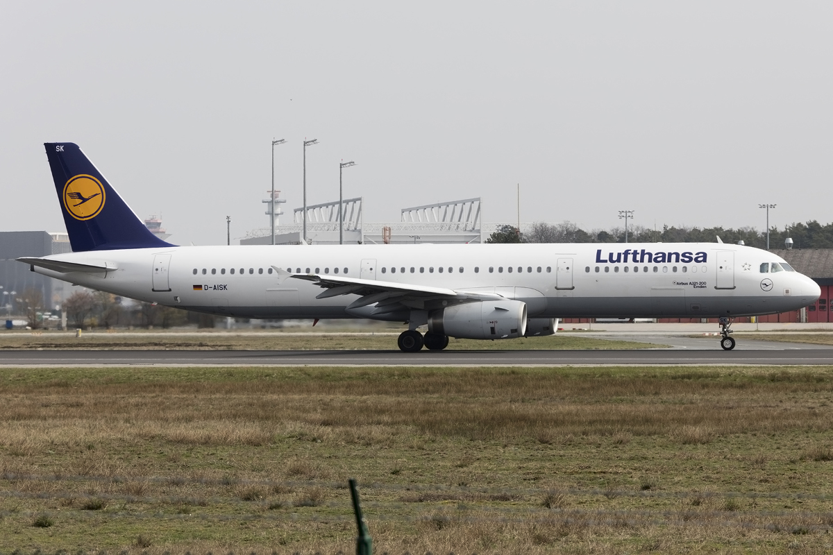 Lufthansa, D-AISK, Airbus, A321-231, 02.04.2016, FRA, Frankfurt, Germany 



