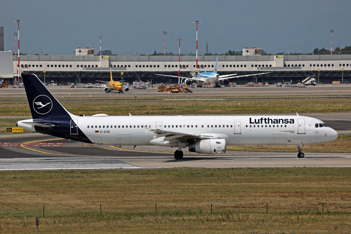 Lufthansa, D-AISQ, Airbus A321-231, msn: 3936,  Lindau , 10.Juli 2026, MXP Milano Malpensa, Italy.