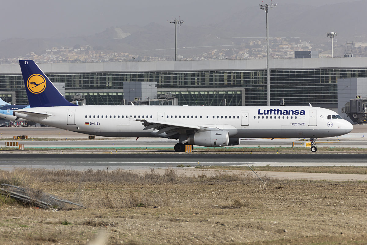Lufthansa, D-AISV, Airbus, A321-231, 27.10.2016, AGP, Malaga, Spain 


