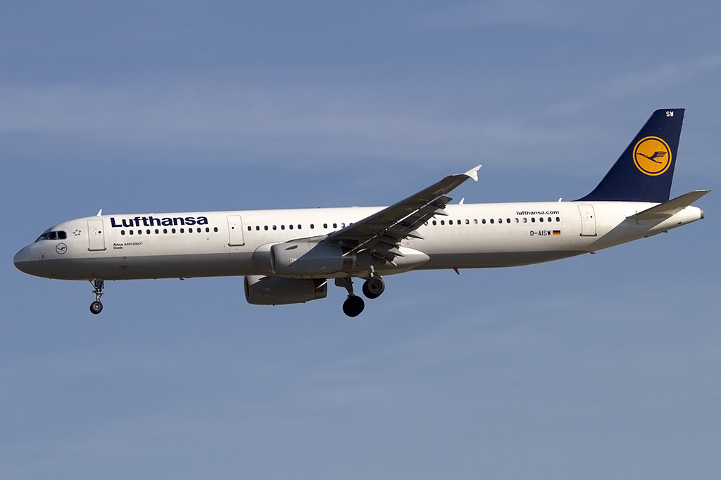 Lufthansa, D-AISW, Airbus, A321-231, 16.08.2013, FRA, Frankfurt, Germany 




