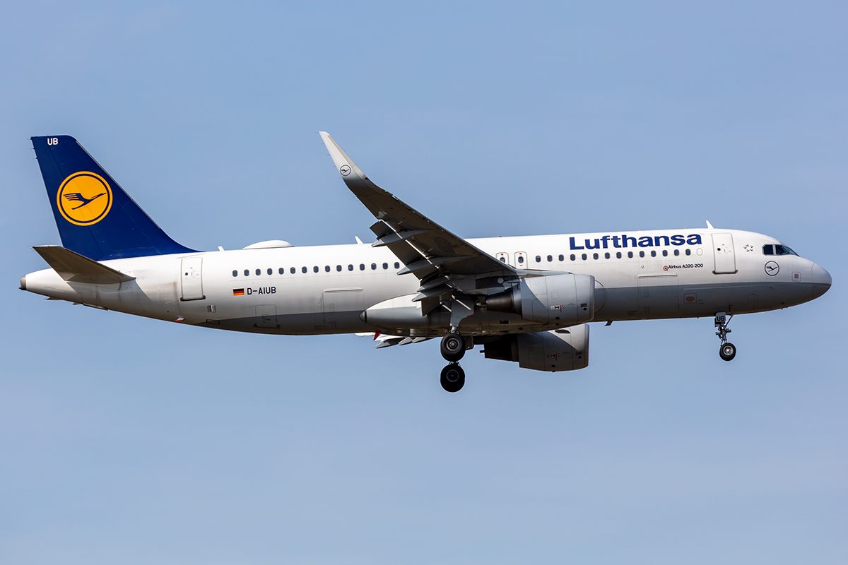 Lufthansa, D-AIUB, Airbus, A320-214, 13.09.2021, FRA, Frankfurt, Germany