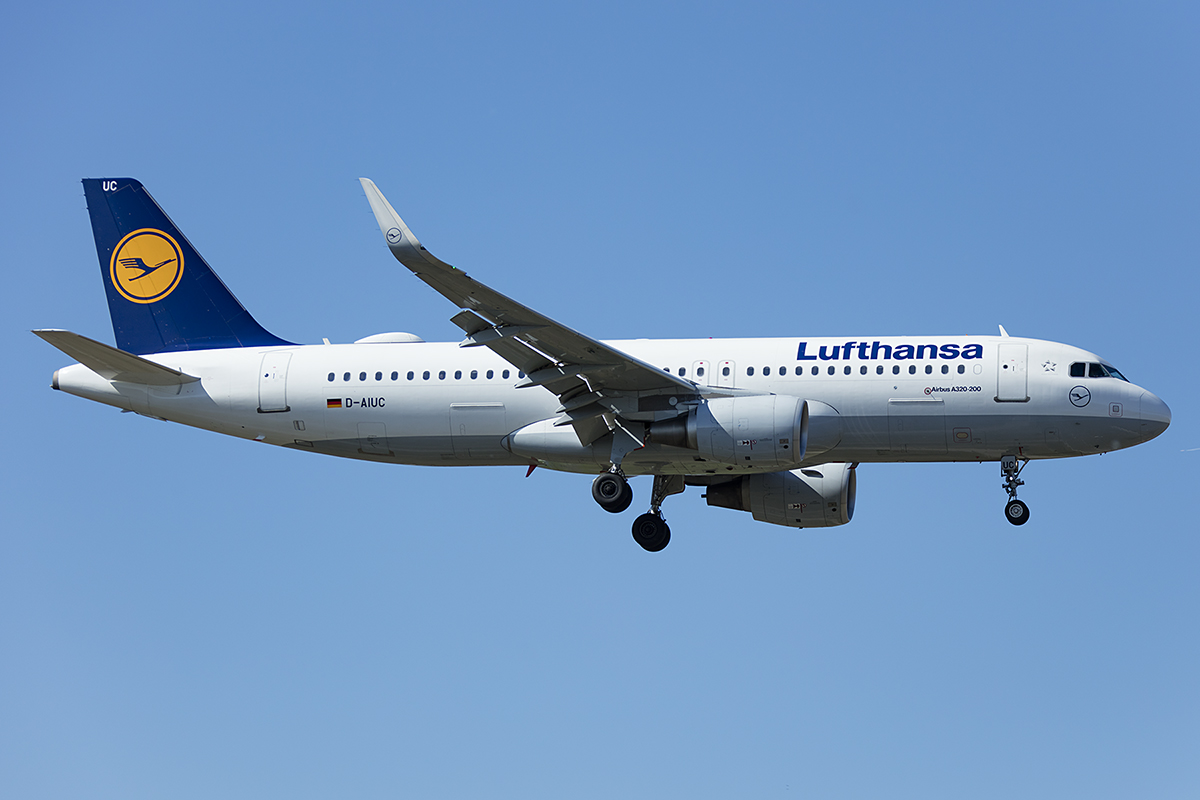 Lufthansa, D-AIUC, Airbus, A320-214, 19.04.2019, FRA, Frankfurt, Germany 


