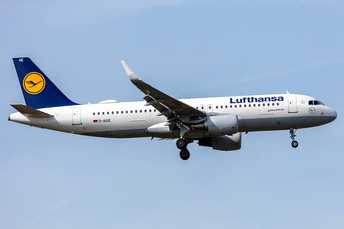 Lufthansa, D-AIUE, Airbus, A320-214, 13.09.2021, FRA, Frankfurt, Germany