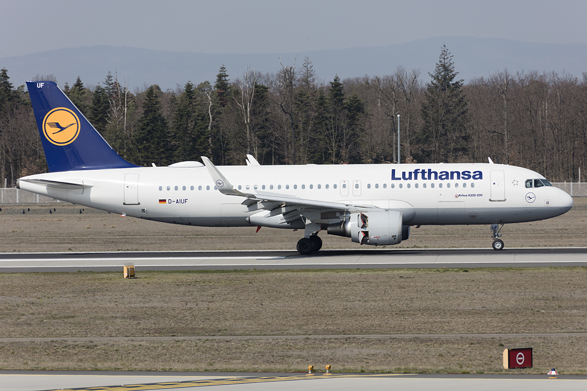 Lufthansa, D-AIUF, Airbus, A320-214, 31.03.2019, FRA, Frankfurt, Germany 


