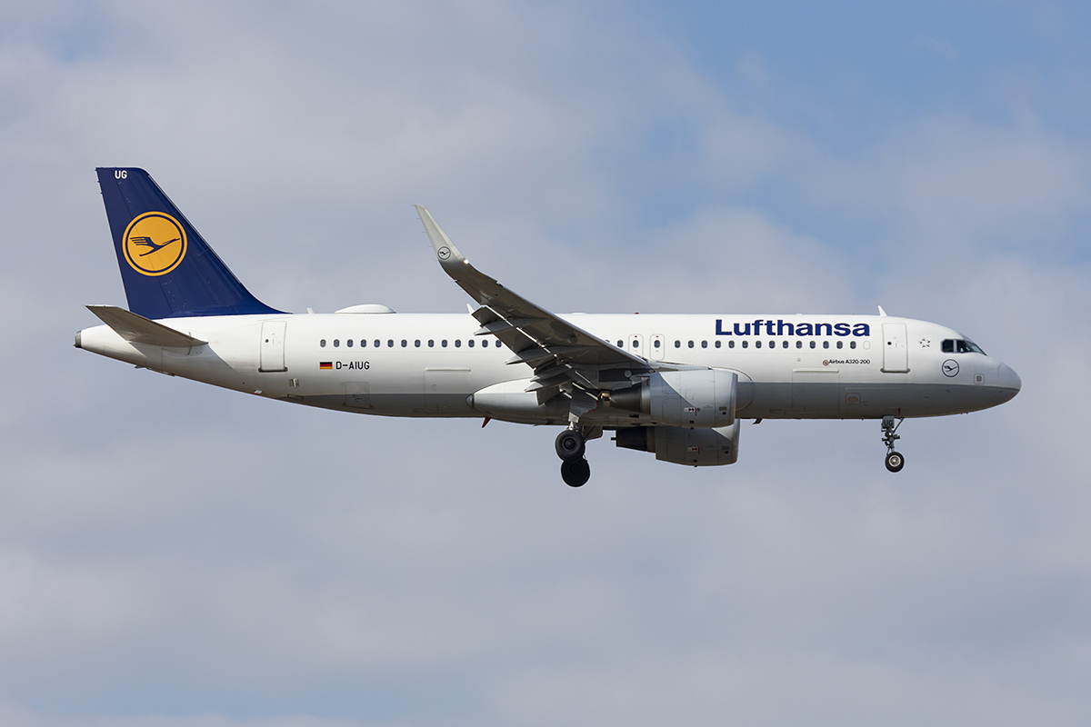 Lufthansa, D-AIUG, Airbus, A320-214, 24.03.2018, FRA, Frankfurt, Germany 




