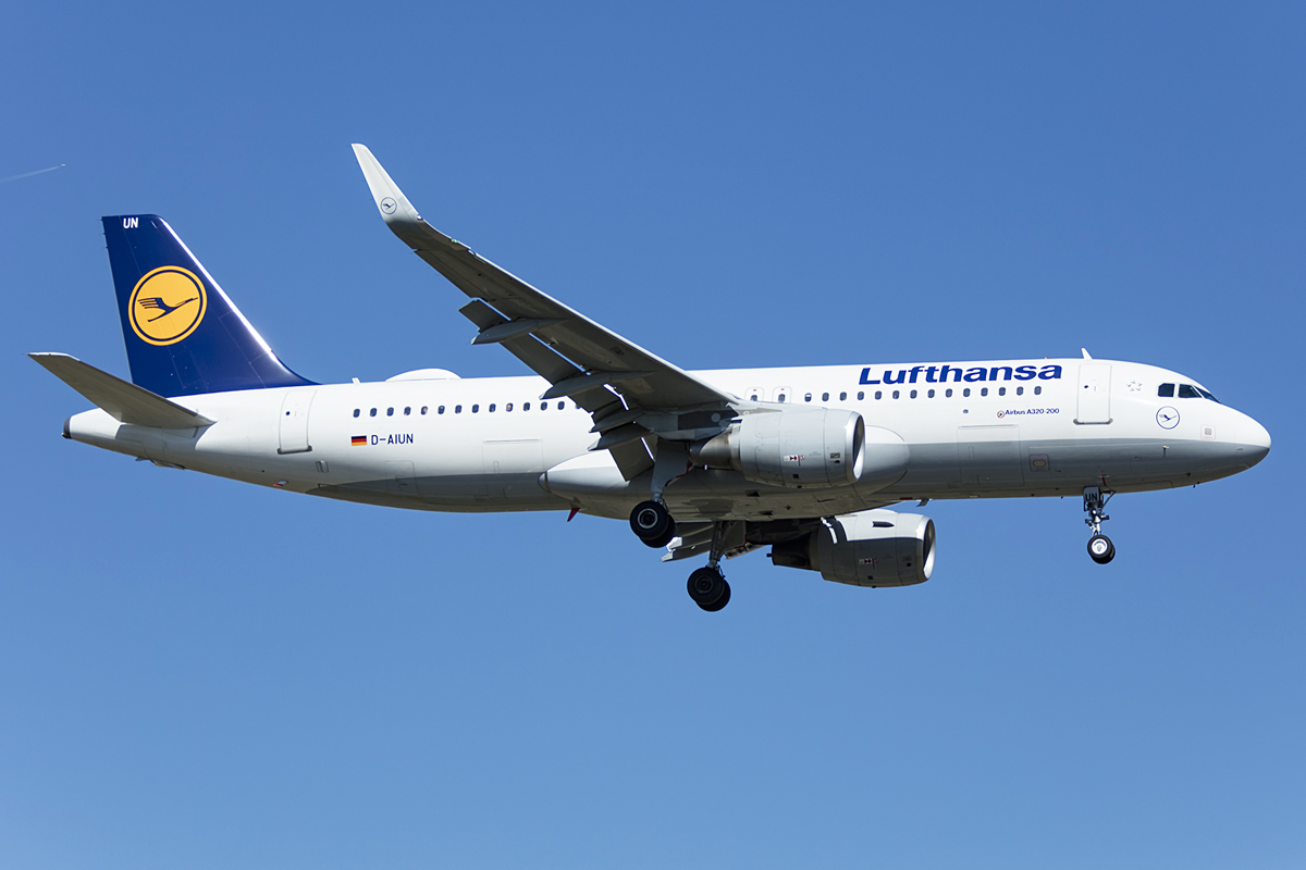 Lufthansa, D-AIUN, Airbus, A320-214, 19.04.2019, FRA, Frankfurt, Germany 

