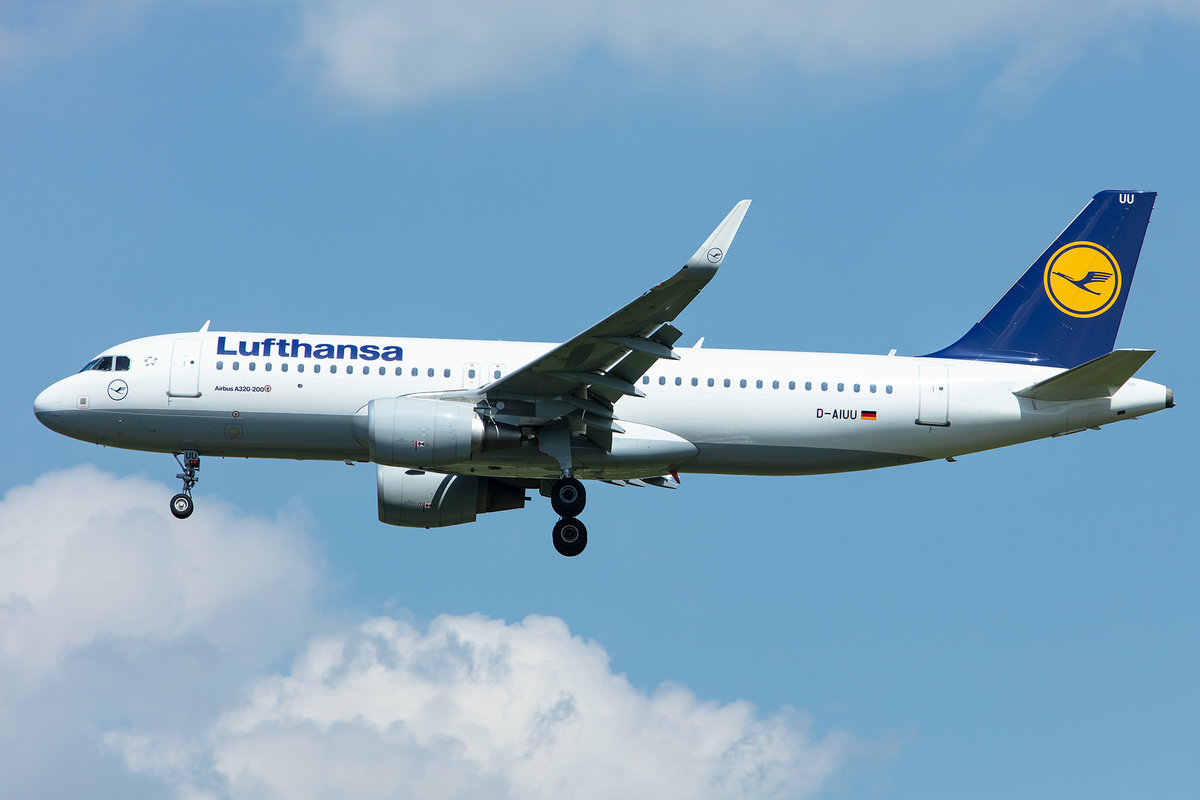 Lufthansa, D-AIUU, Airbus, A320-214, 02.05.2019, MUC, München, Germany


