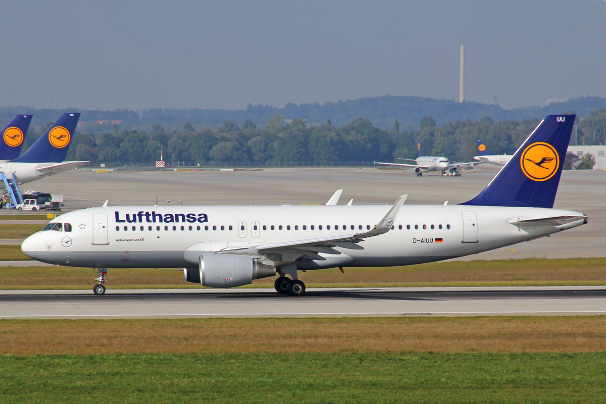 Lufthansa, D-AIUU, Airbus A320-214 SL, 25.September 2016, MUC München, Germany.