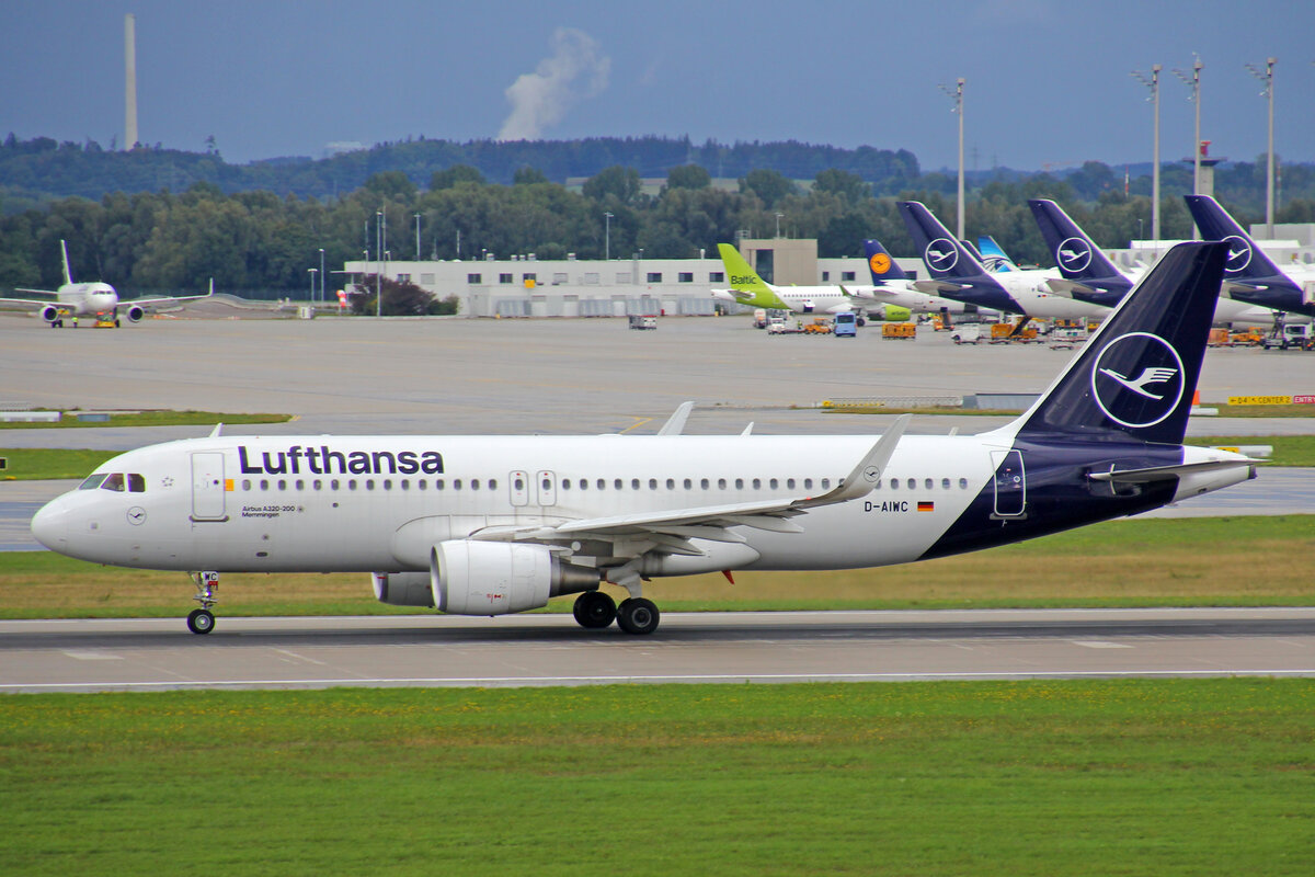 Lufthansa, D-AIWC, Airbus A320-214, msn: 8667,  Memmingen , 10.September 2022, MUC München, Germany.
