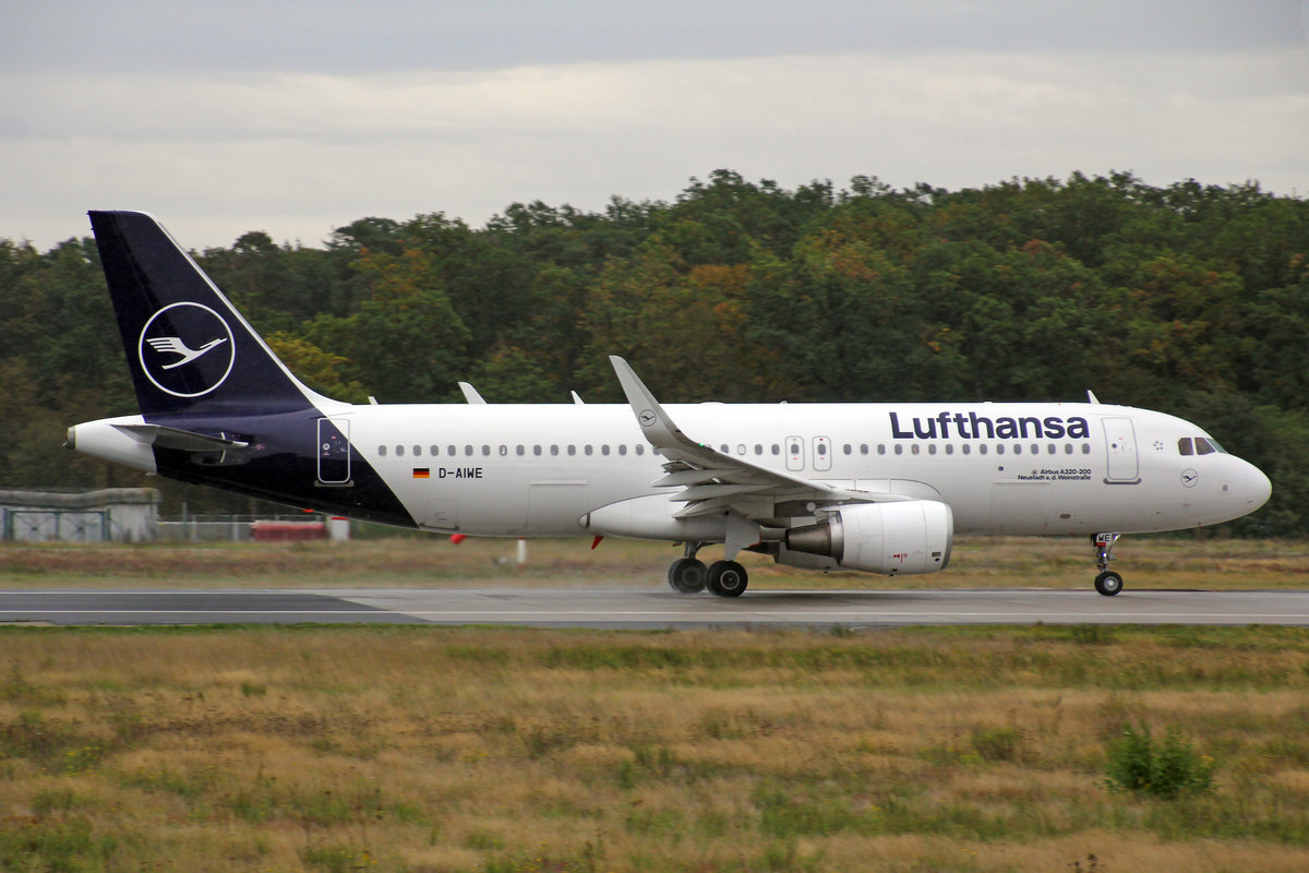 Lufthansa, D-AIWE, Airbus A320-214, msn: 8680,  Neustadt A.d. Weinstraße , 29.September 2019, FRA Frankfurt, Germany.