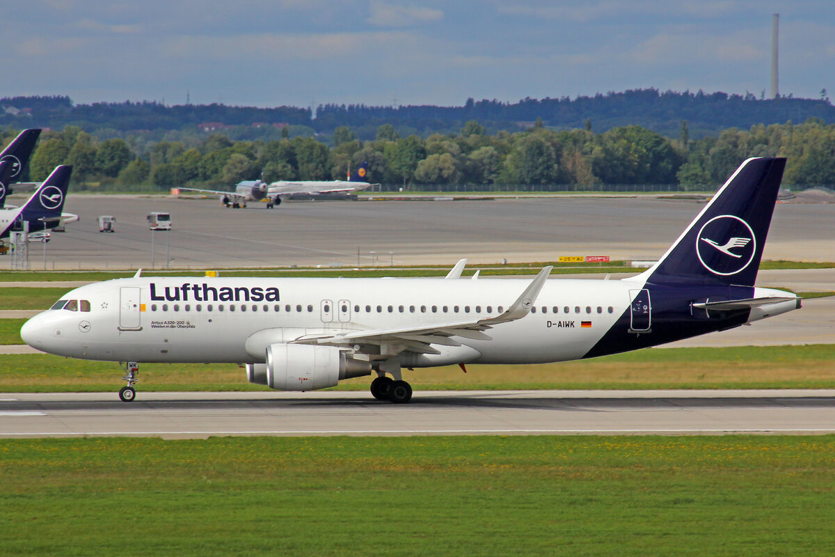 Lufthansa, D-AIWK, Airbus A320-214, msn: 9058,  Weiden in der Oberpfalz , 11.September 2022, MUC München, Germany.