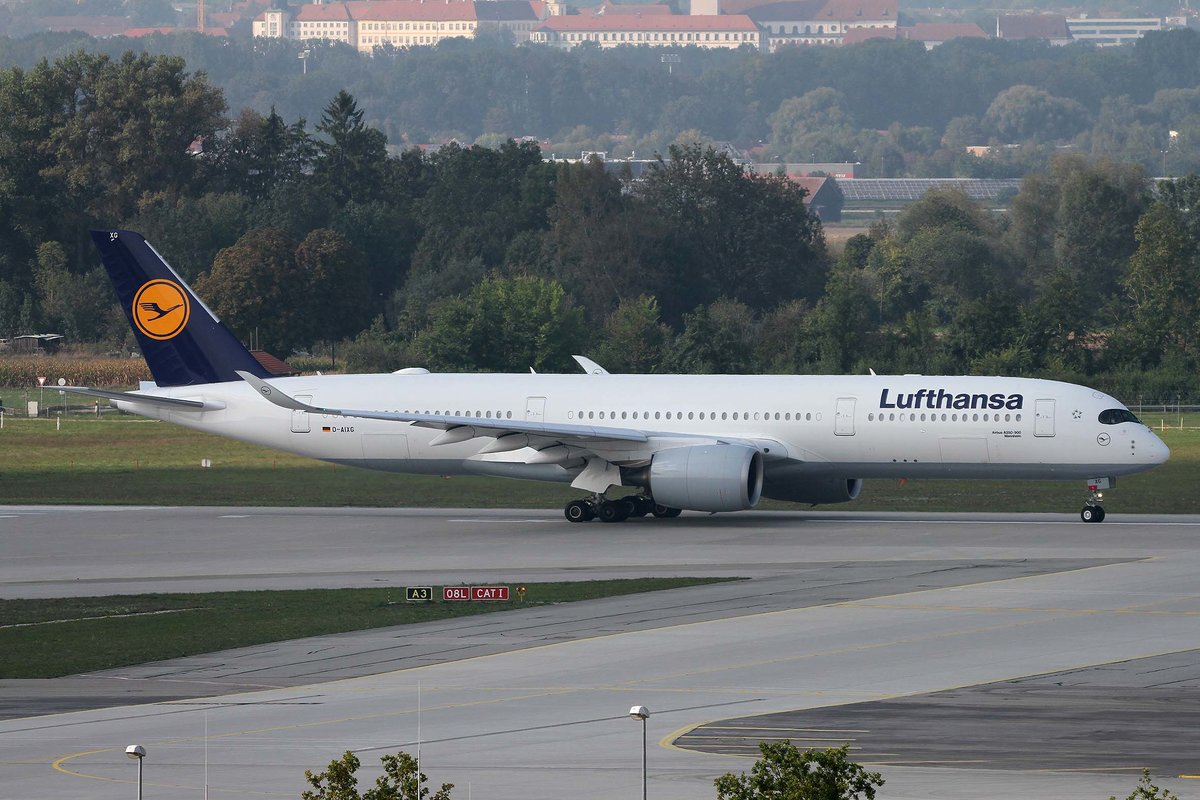 Lufthansa, D-AIXG, Airbus, A 350-941,  Mannheim , MUC-EDDM, München, 05.09.2018, Germany