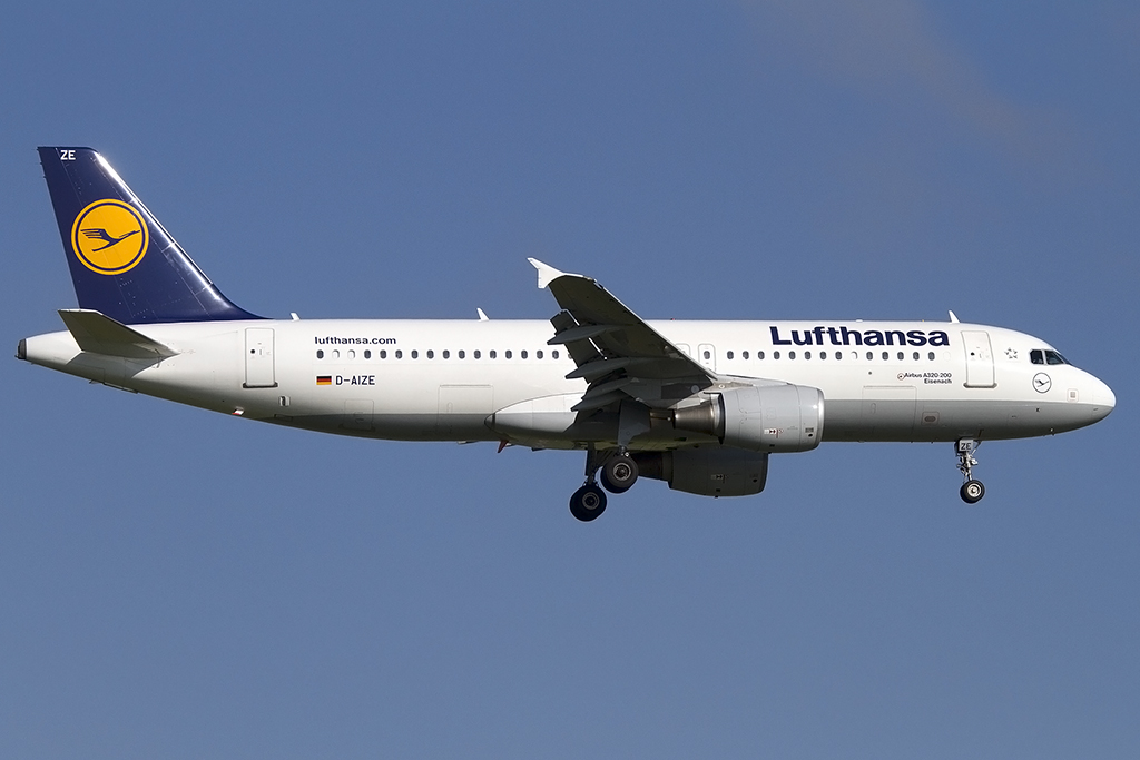 Lufthansa, D-AIZE, Airbus, A320-214, 03.09.2014, DUS, Duesseldorf, Germany 




