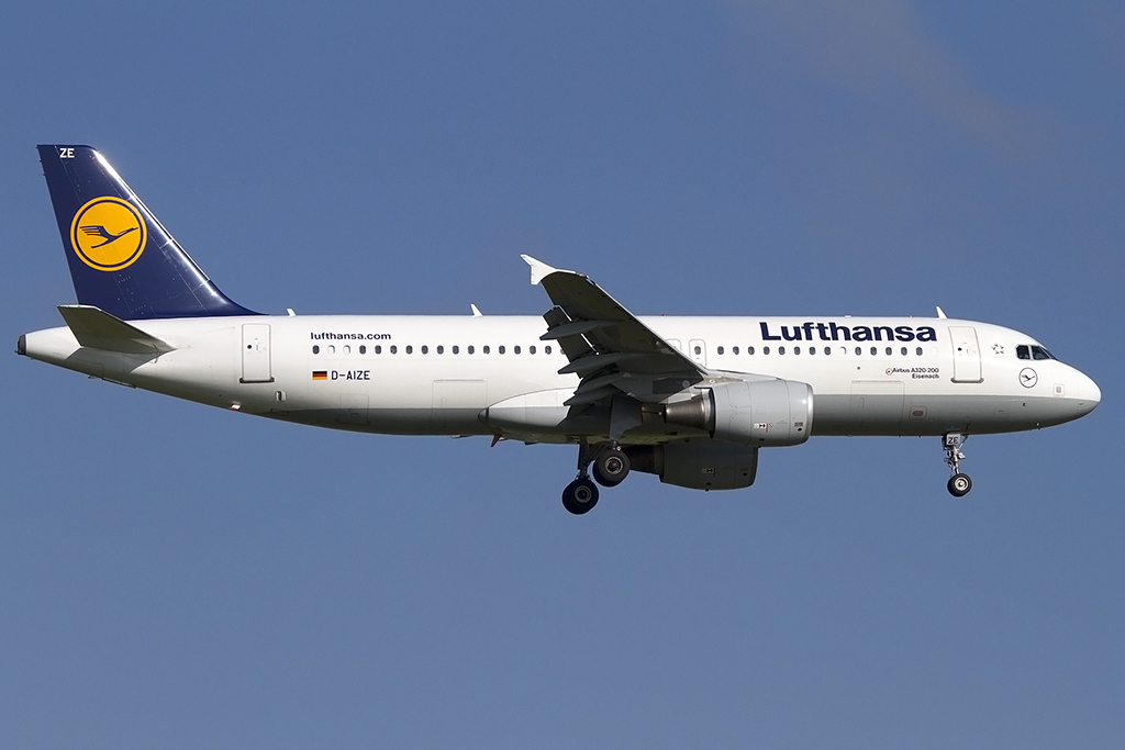 Lufthansa, D-AIZE, Airbus, A320-214, 03.09.2014, DUS, Duesseldorf, Germany 




