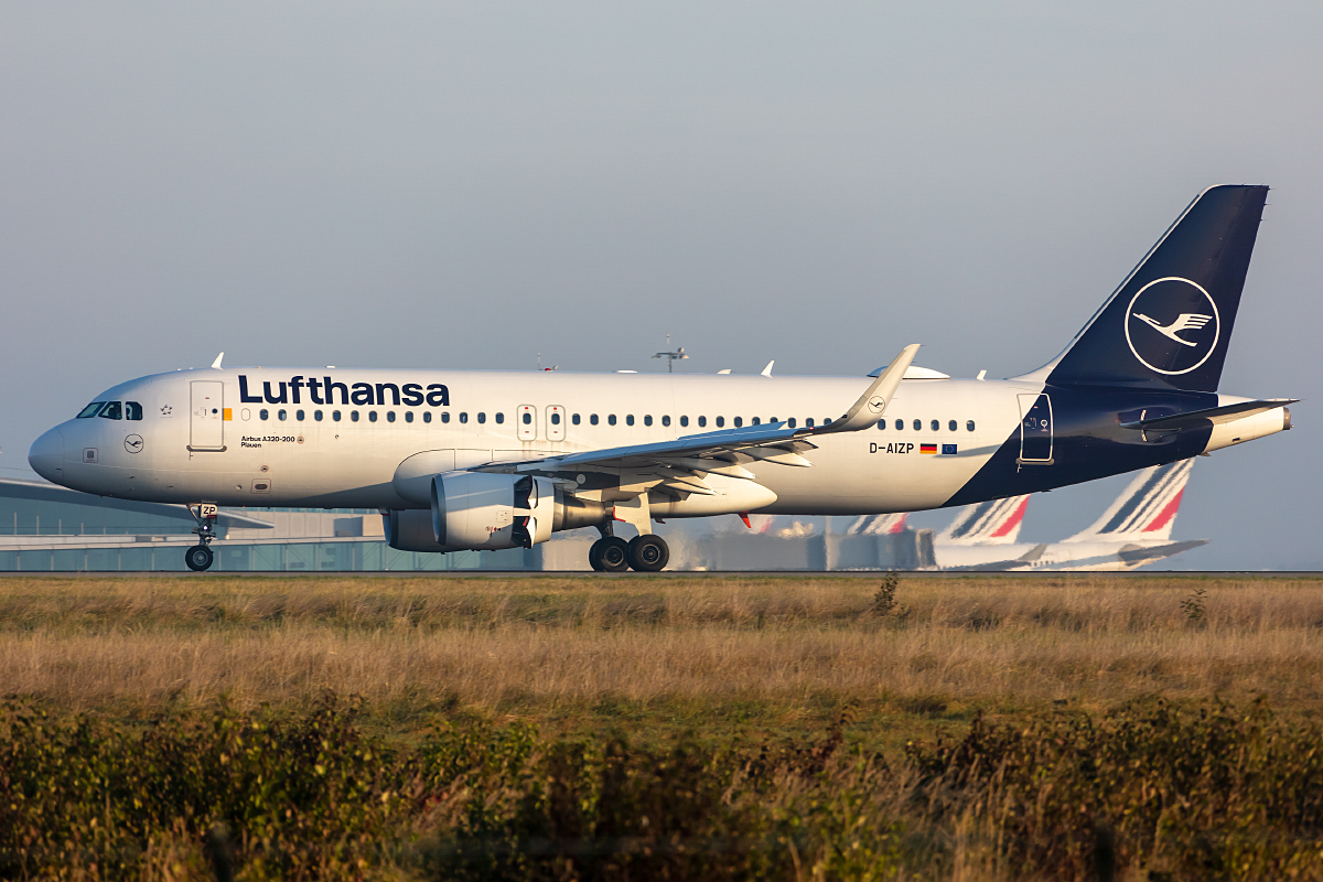 Lufthansa, D-AIZP, Airbus, A320-214, 10.10.2021, CDG, Paris, France